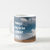 Vandaag wordt het een GREAT dag! KoffieMok (Voorkant links)