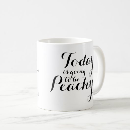 Vandaag wordt het een perachy Calligrafie-Mok Koffiemok (Voorkant rechts)