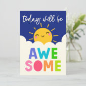 Vandaag wordt het Geweldige Kaart (Staand voorkant)