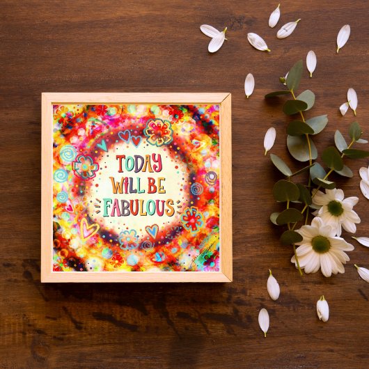 Vandaag zal het geweldig zijn poster