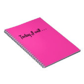 Vandaag zal ik... Dagelijkse planning van doelstel Notitieboek (Rechterzijde)