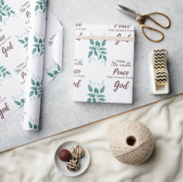 Vandaag zal ik kiezen voor de vrede die van God ko Cadeaupapier
