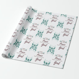 Vandaag zal ik kiezen voor de vrede die van God ko Cadeaupapier