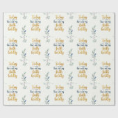 Vandaag zal ik mijn geloof vrijmoedig beleven cadeaupapier (Vlak)