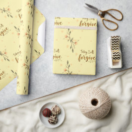 Vandaag zal ik mijn geloof vrijmoedig beleven cadeaupapier