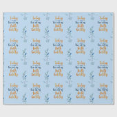 Vandaag zal ik moedig mijn geloof uitleven cadeaupapier (Vlak)