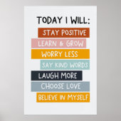 Vandaag zal ik posters (Voorkant)