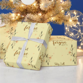 Vandaag zal ik vergeven zoals Christus mij vergeef Cadeaupapier