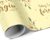 Vandaag zal ik vergeven zoals Christus mij vergeef Cadeaupapier (Rol Hoek)