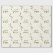 Vandaag zal ik vergeven zoals Christus mij vergeef Cadeaupapier (Vlak)