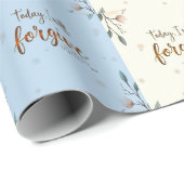 Vandaag zal ik vergeven zoals Christus mij vergeef Cadeaupapier (Rol Hoek)