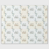 Vandaag zal ik vergeven zoals Christus mij vergeef Cadeaupapier (Vlak)