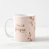 Vandaag zal ik vergeven zoals Christus mij vergeef Koffiemok (Links)