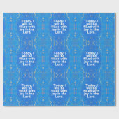 Vandaag zal ik vervuld zijn van vreugde in de Heer Cadeaupapier (Vlak)