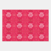 Vandaag zal ik vervuld zijn van vreugde in de Heer Inpakpapier Vel (Voorkant)