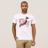 VANDAAG ZIJN WE ALLEMAAL JAPANS T-SHIRT (Voorkant volledig)