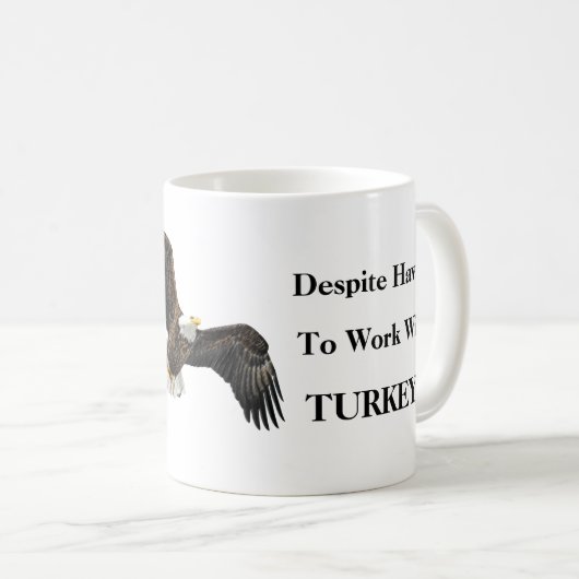 Vandaag zweef ik als een adelaar.... koffiemok (Voorkant rechts)