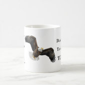 Vandaag zweef ik als een adelaar.... koffiemok (Center)