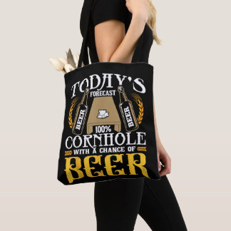 Vandaagsecast 100 Cornhole Cornhole Speler Bean Za Tote Bag