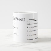 Vandaar het bewijs grote koffiekop (Voorkant)