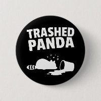 Vandale Panda Grappige Dronken Wasbeer