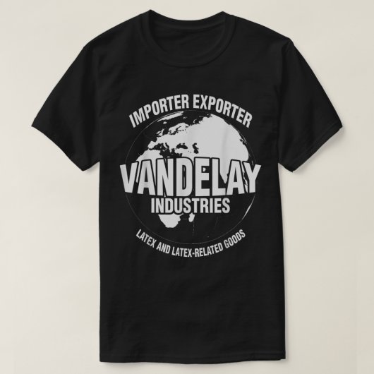 Vandelay Industries Latex-gerelateerde goederen Fu T-shirt (Design voorkant)