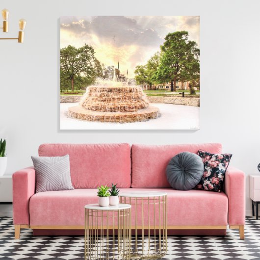 Vander Veer Park Davenport Iowa Canvas (Insitu (Woonkamer))