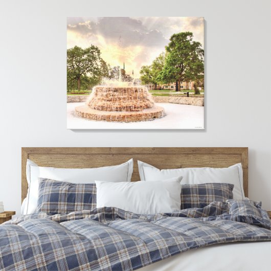Vander Veer Park Davenport Iowa Canvas (Insitu (Slaapkamer))