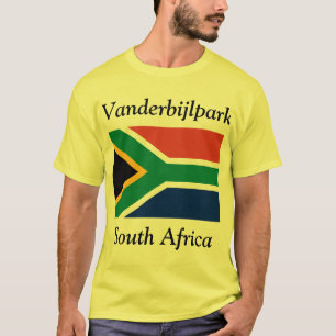 Vanderbijlpark, Zuid-Afrika met Vlag T-shirt