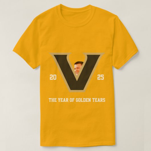 Vanderbilt Commodores 2025 T-shirt (Design voorkant)