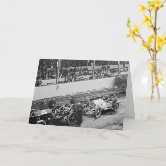 Vanderbilt Cup 1908 Kaart (Gele Bloem)