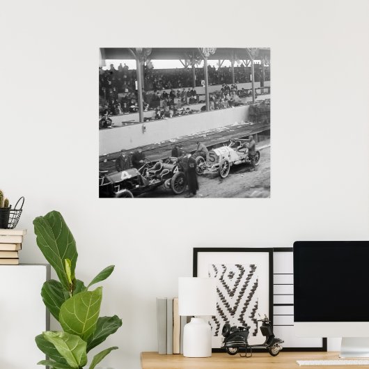 Vanderbilt Cup 1908 Poster (Thuiskantoor)