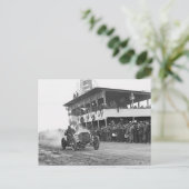 Vanderbilt Cup-autorace, 1908 Briefkaart (Staand voorkant)