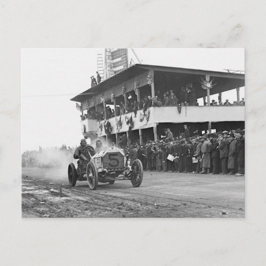 Vanderbilt Cup-autorace, 1908 Briefkaart (Voorkant)
