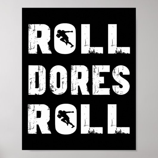 Vanderbilt Football Roll Dores Roll  Poster (Voorkant)