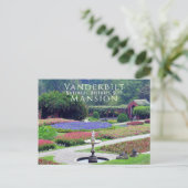Vanderbilt Mansion Formal Gardens, Hyde Park, NY Briefkaart (Staand voorkant)