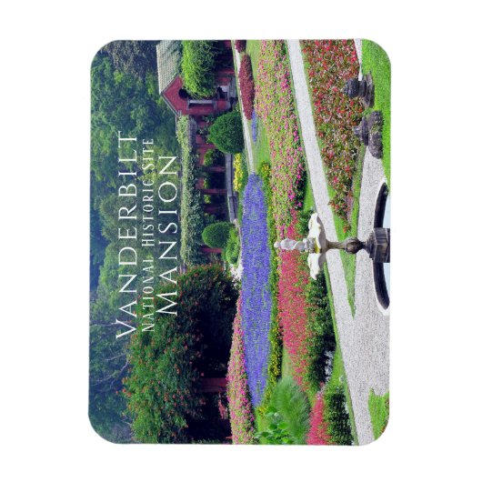 Vanderbilt Mansion Formele Tuinen, Hyde Park, NY Magneet (Verticaal)