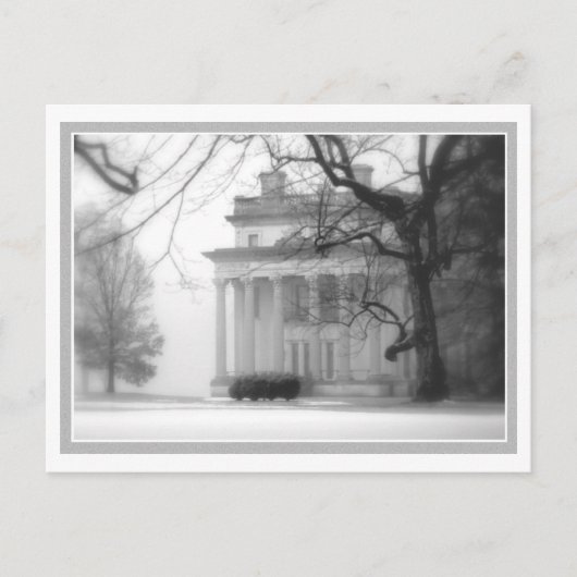 Vanderbilt Mansion in Winter Briefkaart (Voorkant)