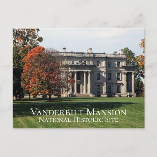 Vanderbilt Mansion National Historic Site, NY Briefkaart (Voorkant)