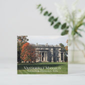 Vanderbilt Mansion National Historic Site, NY Briefkaart (Staand voorkant)