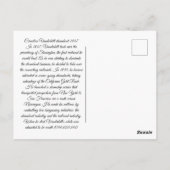 Vanderbilt stoomboot 1847 briefkaart (Achterkant)