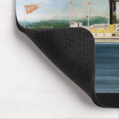 Vanderbilt stoomboot 1847 muismat (Hoek)