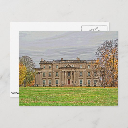 Vanderbuilt Mansion Briefkaart (Voorkant / Achterkant)