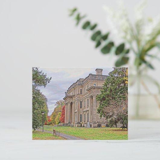 Vanderbuilt Mansion Briefkaart (Staand voorkant)