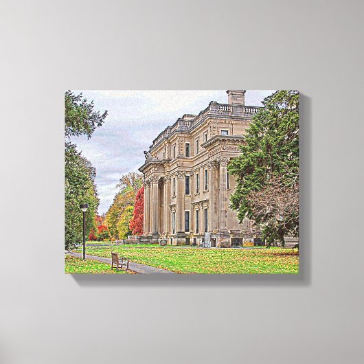 Vanderbuilt Mansion Canvas Afdruk (Voorkant)