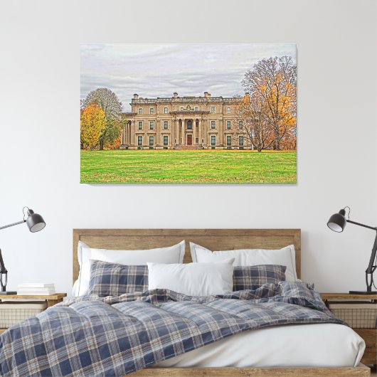 Vanderbuilt Mansion Canvas Afdruk (Insitu (Slaapkamer))