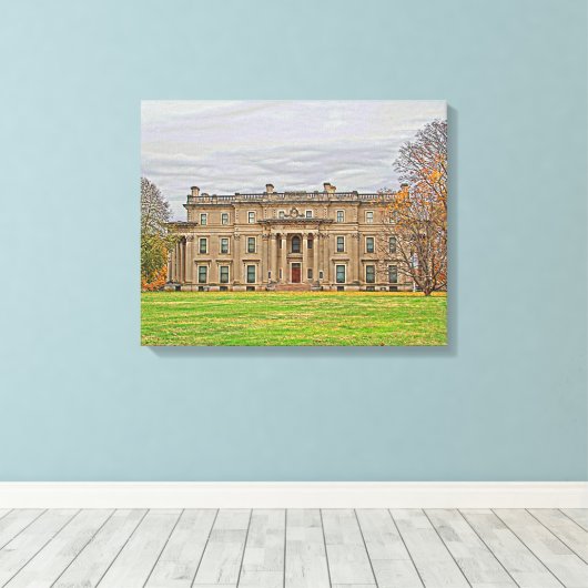 Vanderbuilt Mansion Canvas Afdruk (Insitu (Houten vloer))