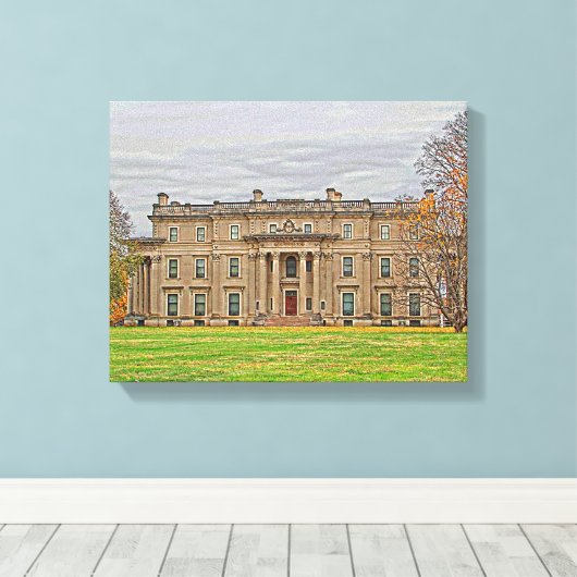 Vanderbuilt Mansion Canvas Afdruk (Insitu (Houten vloer))