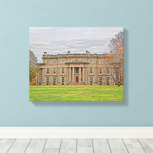 Vanderbuilt Mansion Canvas Afdruk (Insitu (Houten vloer))
