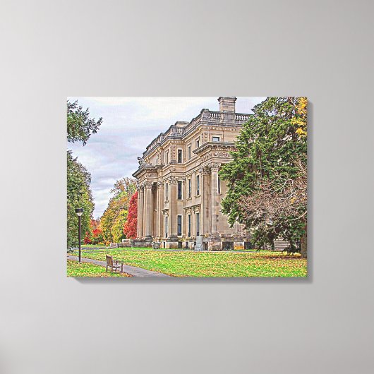 Vanderbuilt Mansion Canvas Afdruk (Voorkant)